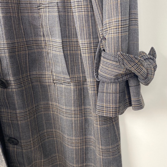Derek Lam 10 Crosby Plaid Trenchcoat - Picture 8 of 16